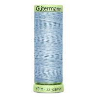 Gombíková (režná) niť Gütermann 30 m - 75 - svetlo modrá