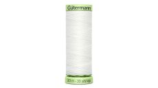 Gombíková (režná) niť Gütermann 30 m - 800 - biela