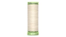 Gombíková (režná) niť Gütermann 30 m - 802 - ecru