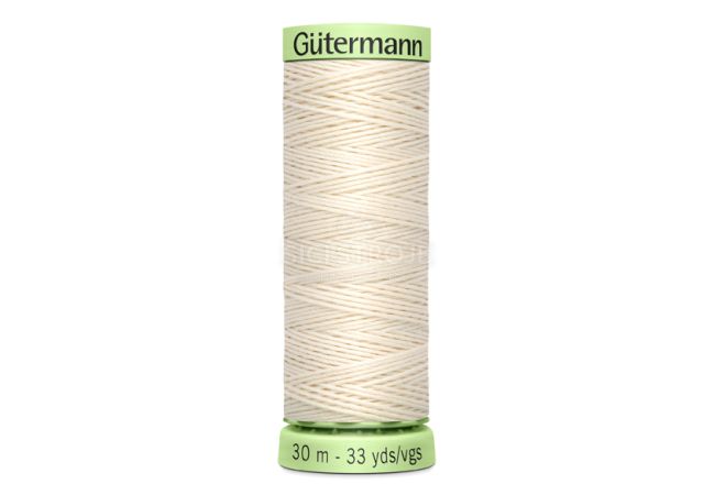 Gombíková (režná) niť Gütermann 30 m - 802 - ecru