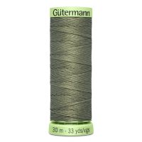 Gombíková (režná) niť Gütermann 30 m - 824 - zelená
