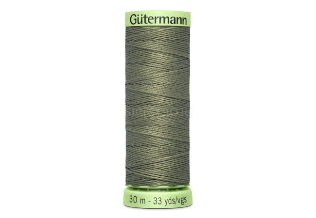 Gombíková (režná) niť Gütermann 30 m - 824 - zelená