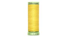 Gombíková (režná) niť Gütermann 30 m - 852 - žltá