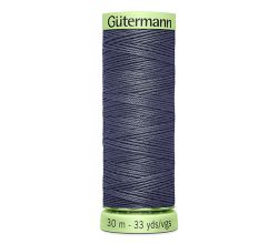 Gombíková (režná) niť Gütermann 30 m - 93 - šedomodrá