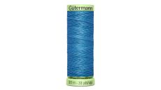 Gombíková (režná) niť Gütermann 30 m - 965 - modrá