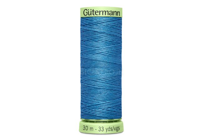Gombíková (režná) niť Gütermann 30 m - 965 - modrá
