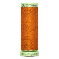 Gombíková (režná) niť Gütermann 30 m - 982 - oranžová