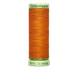 Gombíková (režná) niť Gütermann 30 m - 982 - oranžová