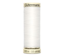 Univerzálna šijacia niť Gütermann 100 m - 800 - biela