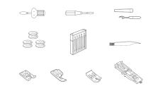 Kompletné príslušenstvo 304870309 JANOME