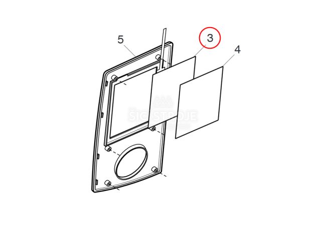 Displej 852504004 JANOME