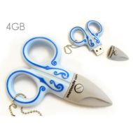 USB nožnice - modré