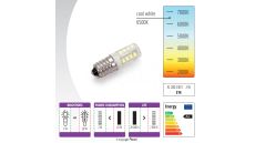 Žiarovka LED 230V, 2W pre šijacie stroje so závitom