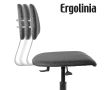 Priemyselná stolička, odolná, oceľ, dlhá životnosť ERGOLINIA EVO2