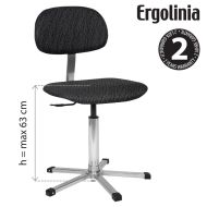 Priemyselná stolička nielen pre šijacie stroje ERGOLINIA EVO2 PROFI