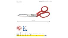 Nožnice s mikrozúbkami KRETZER ECO CLASSIC 914020