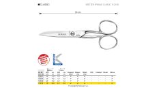 Univerzálne nožnice KRETZER SPIRALE CLASSIC 112018