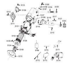 Hriadeľ brúsiaceho mechanizmu pre rezačku RSD 100-4“, S149