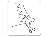 Elastický kľukatý zig-zag steh (trikotový steh)