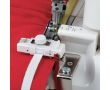 Vodič na všívanie gumy pre overlock Janome 204D, 990D, 744D