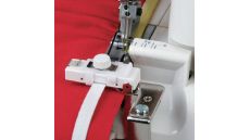 Vodič na všívanie gumy pre overlock Janome 204D, 990D, 744D