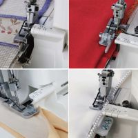 Sada 4 pätiek pre overlock Janome 204D, 990D, 744D