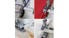 Sada 4 pätiek pre overlock Janome 204D, 990D, 744D