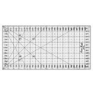 Rastrové pravítko pre patchwork 16x32cm, čierne TEXI 4065