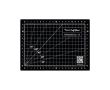 Rezacia a podložka na myš TEXI BLACK 22 x 15 cm, 5vrstvová, zosilnená