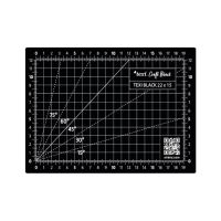 Rezacia a podložka na myš TEXI BLACK 22 x 15 cm, 5vrstvová, zosilnená