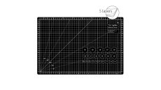 Rezacia podložka TEXI BLACK 45 x 30 cm, 5vrstvová, zosilnená