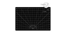 Rezacia podložka TEXI BLACK 45 x 30 cm, 5vrstvová, zosilnená
