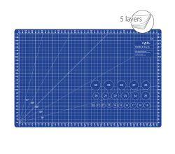 Rezacia podložka TEXI BLUE 45 x 30 cm, 5vrstvová, zosilnená