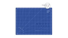 Rezacia podložka TEXI BLUE 60 x 45 cm, 5vrstvová, zosilnená