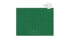 Rezacia podložka TEXI GREEN 60 x 45 cm, 5vrstvová, zosilnená