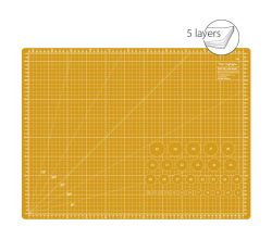 Rezacia podložka TEXI YELLOW 60 x 45 cm, 5-vrstvová, zosílená