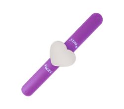 Magnetický ihelníček na ruku na špendlíky, ihly - fialová farba