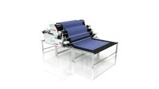 Automatický pokladací a rezací stroj na tkaniny KP-220-S OSHIMA + TABLE 12M SET