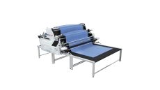 Automatický pokladací a rezací stroj na tkaniny SPRO-190 OSHIMA + TABLE 12M SET