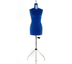 Nastaviteľná krajčírska panna DRESS FORM PREMIUM 36-48 BLUE