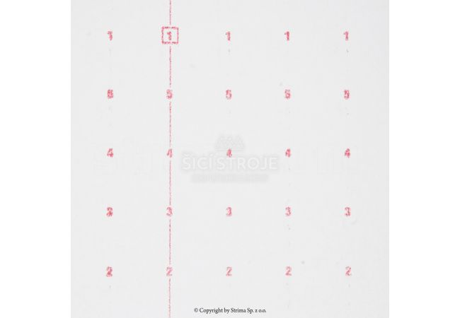 Krajčírsky papier strihový, rysovací, nažehľovací (metráž) THERMO PREMIUM MARKED 162CM