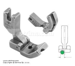 Kĺbová pätka pre všívanie kedru pre šijacie stroje, ľavá 4.8mm P69LH3/16