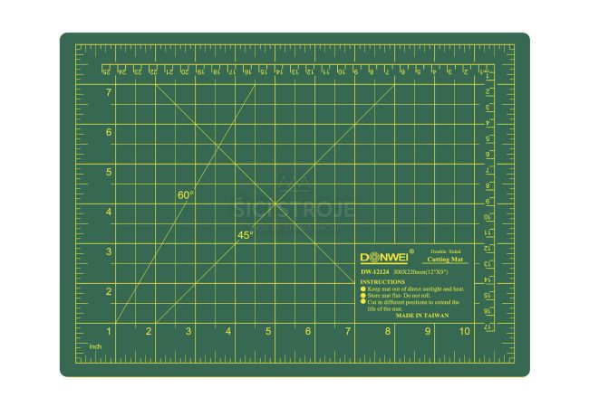 Rezacia podložka 30 x 22 cm, hrúbka 3 mm DW-12124