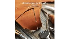 Ručné kovové ihly vyšívacie na vlnu, tupé, veľké očko - 13 ks