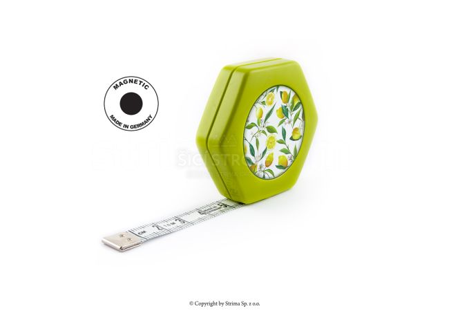 Krajčírsky meter HEXAGON MAGNETIC GREEN