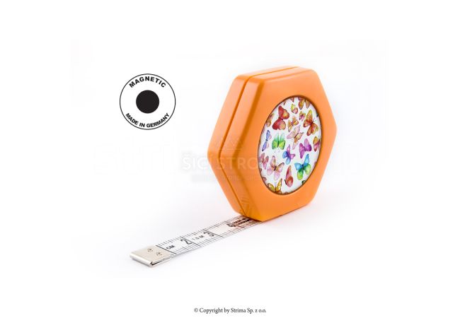 Krajčírsky meter HEXAGON MAGNETIC ORANGE