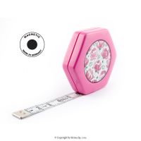 Krajčírsky meter HEXAGON MAGNETIC PINK