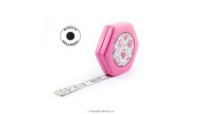Krajčírsky meter HEXAGON MAGNETIC PINK