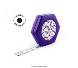 Krajčírsky meter HEXAGON MAGNETIC PURPLE