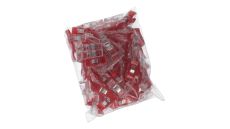 Fixačné kolíky / svorky na látky 27 x 10 mm 100 ks, červené